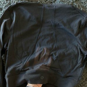 Lululemon Long-Sleeve Crop Top in Black